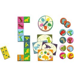 Djeco Bingo M Mo Domino "Dinosaures" Djeco 8132 Jeux De Soci T