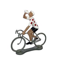 Bernard & Eddy Figurine Cycliste "Assoiff " Maillot Blanc Pois _ Bernard & Eddy Jouets Garage, Voitures