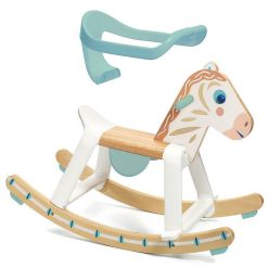 Djeco Babycavali Cheval Bascule En Bois Avec Arceau Amovible Djeco 6132 Cheval Bascule