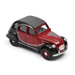 NOREV Citro N 2Cv Charleston 1982 - Rouge & Noire Norev Classic Jouets Garage, Voitures