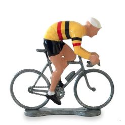 Bernard & Eddy Figurine Cycliste Sprinteur Maillot Jaune-Belge_ Bernard & Eddy Jouets Garage, Voitures