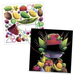 Djeco Stickers "Le Primeur" Djeco 9370 Inspired By Giuseppe Arcimboldo Djeco Inspired By