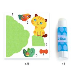 Djeco Copains Au Jardin, Collage Poser Djeco 9877 Bricolage Enfant