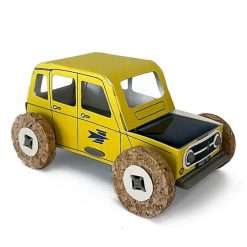 LITOGAMI Autogami Renault 4L La Poste, Voiture Solaire Jeux De Soci T