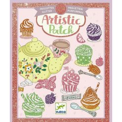 Djeco Artistic Patch Paillettes "Gourmandises" Djeco 9470 Sables Color S, Paillettes