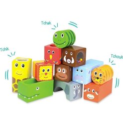 VILAC Cubes Sonores De La Savane Vilac 2101 Jouets Cubes En Bois