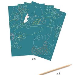 Djeco Cartes Gratter 'L' Tang' Djeco 9716 Cartes Gratter