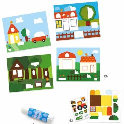 Djeco Pliages Et Collages Pour Enfant "Cache-Cache" Djeco 9876 Bricolage Enfant