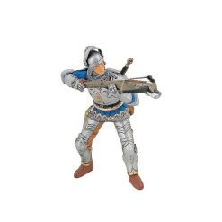 Papo Arbal Trier Bleu En Armure, Figurine Papo 39753 Ch Teau Fort En Bois