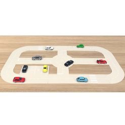 NOREV Circuit De Ville Norev, Coffret De Routes 15 Pcs Jouets Garage, Voitures