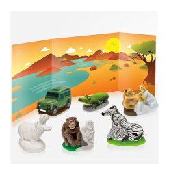 Mako moulages Mako Moulages Animaux De La Savane, Coffret 6 Moules 39010 Jeux De Soci T