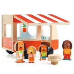 Djeco Mini Combi Djeco 6399 Jouets Tirer, Pousser