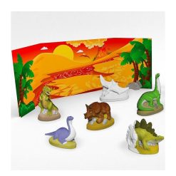 Mako moulages Mako Moulages Le Monde Des Dinosaures, Coffret 6 Moules 39018 Jeux De Soci T