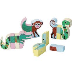 VILAC Rigol' Animo Jungle Ingela P. Arrhenius Vilac 7605 Jouets Cubes En Bois