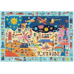 Mudpuppy Puzzle 'Cherche & Trouve' Mus E De L'Air Et De L'Espace 64 Pcs Mudpuppy Puzzles D S 5 Ans, 54 Pcs