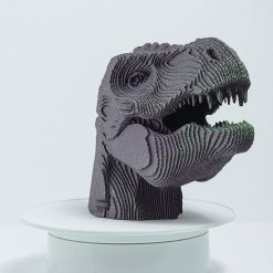 Cartonic Puzzle Sculpture 3D En Carton - T-Rex - Cartonic Jeux De Construction