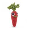 MyuM Hochet Carotte En Crochet "The Veggy Toys", Coton Bio Jouets D' Veil, Hochets