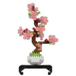 nanoblock Bonsa Sakura Nanoblock (Cerisier Du Japon) Jeux De Construction