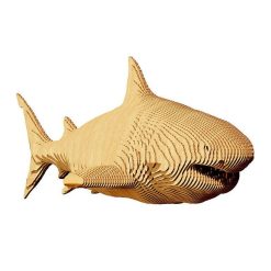 Cartonic Puzzle Sculpture 3D En Carton - Requin - Cartonic Jeux De Construction