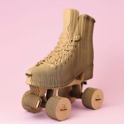 Cartonic Puzzle Sculpture 3D En Carton - Roller Skate - Cartonic Jeux De Construction