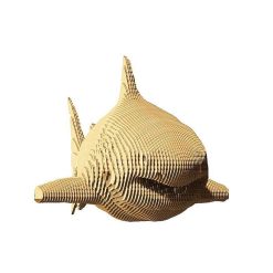 Cartonic Puzzle Sculpture 3D En Carton - Requin - Cartonic Jeux De Construction