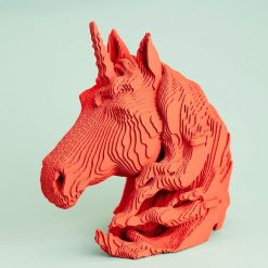 Cartonic Puzzle Sculpture 3D En Carton - Licorne - Cartonic Jeux De Construction