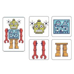 Djeco M Mo Robots Jeu De Cartes Djeco 5097 Jeux De Soci T