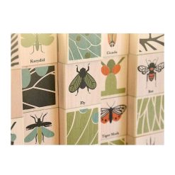 Uncle Goose Cubes 'Insectes' Uncle Goose Jouets Cubes En Bois