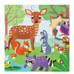 Djeco Puzzle En Bois 'Puzzlo For T' 16 Pcs Djeco 1812 Puzzles D S 2 Ans: 2, 12 Et 24 Pcs