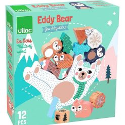 VILAC Eddy Bear, Jeu D' Quilibre Vilac 8505 Par Michelle Carlslund Jouets Encastrer, Empiler