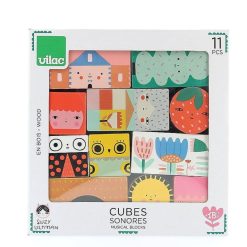 VILAC Cubes Sonores Suzy Ultman Vilac 8910 Jouets Cubes En Bois