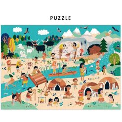 PIROUETTE CACAHOUETE Puzzle Remonter Le Temps 'Pr Histoire' Pirouette Cacahou Te Jeux De Soci T