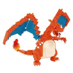 nanoblock Dragon Rouge Et Bleu G Ant, Pok Mon Charizard (Dracaufeu) Nanoblock Deluxe Jeux De Construction