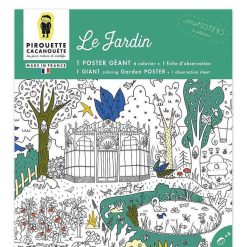 PIROUETTE CACAHOUETE Poster G Ant Colorier 'Le Jardin' Pirouette Cacahou Te Dessin, Peinture, Coloriage