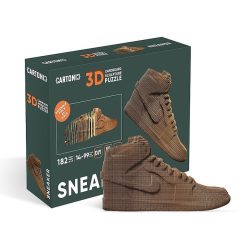 Cartonic Puzzle Sculpture 3D En Carton - Sneaker - Cartonic Jeux De Construction