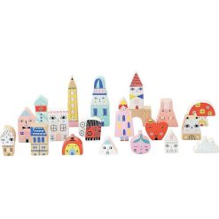 VILAC Cubes De La Ville "Tiny City" De Suzy Ultman Vilac 8902 Jouets Cubes En Bois