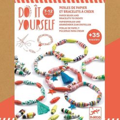 Djeco Pop Et Acidul S Perles De Papier Et Bracelets Cr Er Diy Djeco 7971 Bricolage Enfant