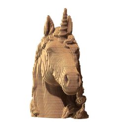 Cartonic Puzzle Sculpture 3D En Carton - Licorne - Cartonic Jeux De Construction