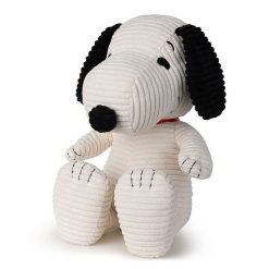 Peluches Miffy & Snoopy Peluche Snoopy Assis En Velours C Tel Cr Me - 27Cm En Bo Te Cadeau Poup Es, Peluches