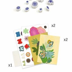 Djeco Flower Box Coffret D'Activit S Cr Atives Pour Enfant Djeco 9330 Tableaux M Talliser