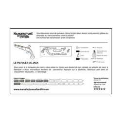 Manufacture en famille Le Pistolet De Jack De Manufacture En Famille Jeux De Construction