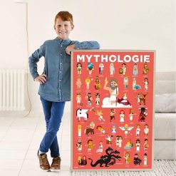 POPPIK Poster En Stickers "Mythologie" Poppik Autocollants Et D Calcomanies