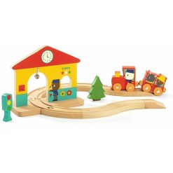 Djeco Mini Train Djeco 6389 Jouets Tirer, Pousser