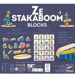 Djeco Ze Stakaboom, Jeu De Construction En Bois Djeco 6438 Jeux De Construction