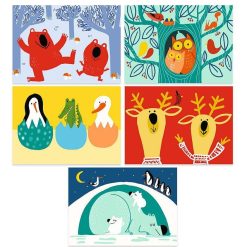 Djeco Cartes Gratter Des Tout-Petits 'Animaux D Couvrir' Djeco 0041 Cartes Gratter