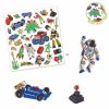 Djeco Stickers En Volume 'Retro Toys' Djeco 9263 Autocollants Et D Calcomanies