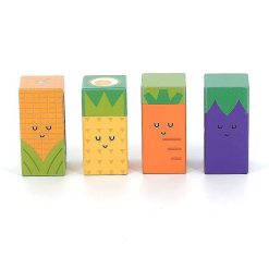 VILAC Cubes Sonores En Bois - Fruits Et L Gumes - Andy Westface Vilac 7414 Jouets Cubes En Bois