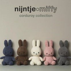 Peluches Miffy & Snoopy Peluche Miffy En Velours C Tel Bleu Nuit 24Cm Peluches Naissance, Doudous