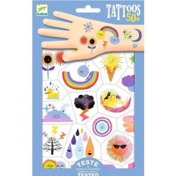 Djeco Tatouages 'Emojis M T O' Djeco 9613 Tatouages Enfants, Maquillage