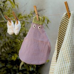 MyuM Doudou "Aubergine" En Coton Bio - Myum - The Veggy Toys Peluches Naissance, Doudous